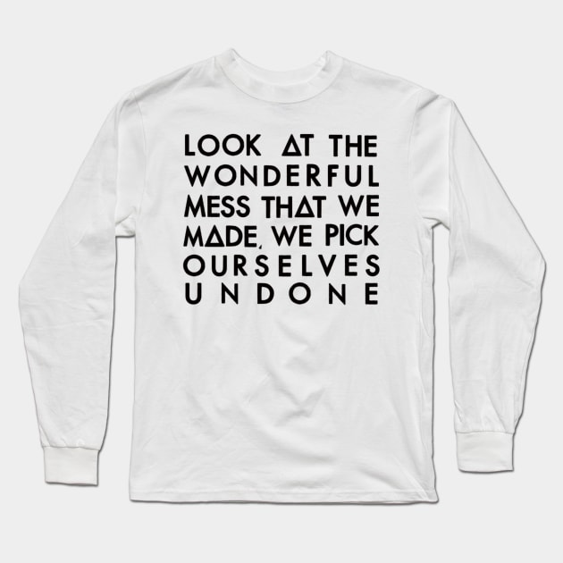 Flaws (black) Long Sleeve T-Shirt by nynkuhhz